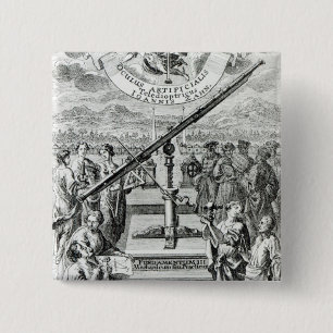 Badge Carré 5 Cm Frontispice 'Oculus Artificialis