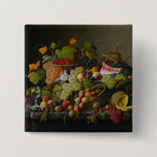 Badge Carré 5 Cm Fruit abondant, 1858 (huile sur la toile)