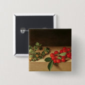 Badge Carré 5 Cm Fruit sur le Tableau, 1644 (Devant & derrière)