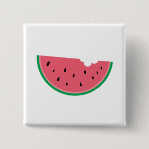 Badge Carré 5 Cm Fruits de pastèque Santé douce Frais