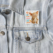 Badge Carré 5 Cm Funny Egg Dad Joke (En situation)