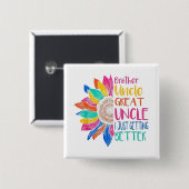 Badge Carré 5 Cm funny quotes humor dad jokes (Devant & derrière)