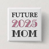 Badge Carré 5 Cm Future Mom 2025 (Devant)