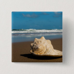 Badge Carré 5 Cm Future plage