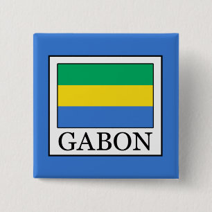 Badge Carré 5 Cm Gabon