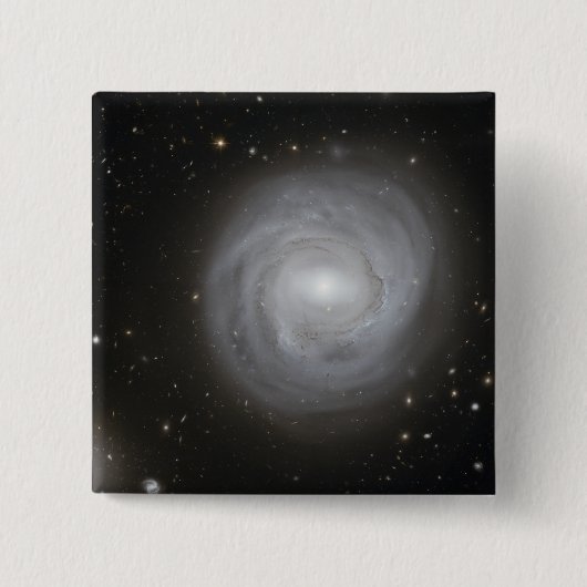 Badge Carré 5 Cm Galaxie spirale NGC 4921 (Devant)