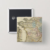 Badge Carré 5 Cm Gallia (Devant & derrière)