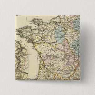 Badge Carré 5 Cm Gallia