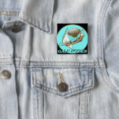 Badge Carré 5 Cm Galn réserve le bouton (En situation)