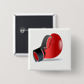 Badge Carré 5 Cm Gant de boxe (Devant & derrière)