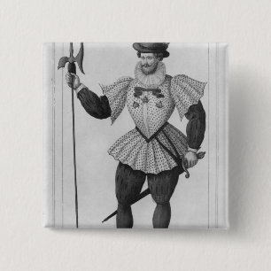 Badge Carré 5 Cm Garde du provostship de Paris