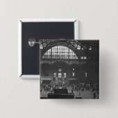 Badge Carré 5 Cm Gare (Devant & derrière)