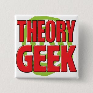 Badge Carré 5 Cm Geek de théorie