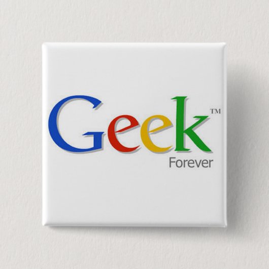 Badge Carré 5 Cm Geekforever (Devant)