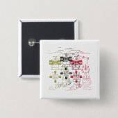 Badge Carré 5 Cm Générateur d'Edison (Devant & derrière)