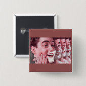 Badge Carré 5 Cm générations de rasage (Devant & derrière)