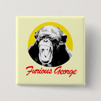 Badge Carré 5 Cm George furieux