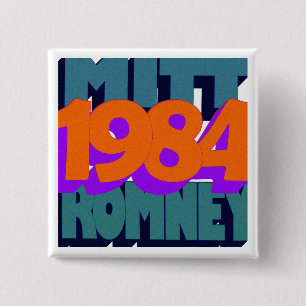 Badge Carré 5 Cm George Orwell 1984