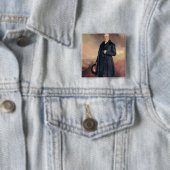 Badge Carré 5 Cm George Stephenson (En situation)