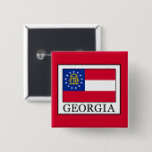 Badge Carré 5 Cm Géorgie (Devant & derrière)