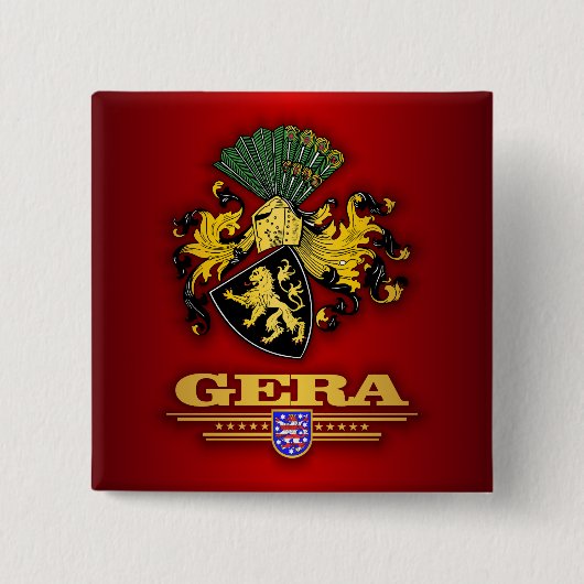 Badge Carré 5 Cm Gera (Devant)