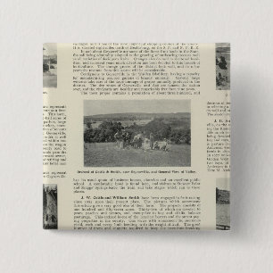 Badge Carré 5 Cm Geyserville, Californie