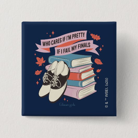 Badge Carré 5 Cm Gilmore Girls Finals Quote Design (Devant)