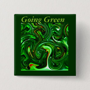 Badge Carré 5 Cm Ging Green_