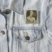 Badge Carré 5 Cm Giordano Bruno (En situation)