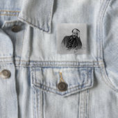 Badge Carré 5 Cm Giuseppe Mazzini (En situation)
