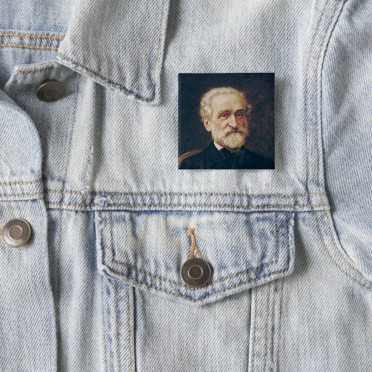 Badge Carré 5 Cm Giuseppe Verdi (En situation)
