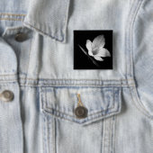 Badge Carré 5 Cm Glace de Lilly 1 bouton (En situation)