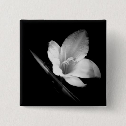 Badge Carré 5 Cm Glace de Lilly 1 bouton (Devant)