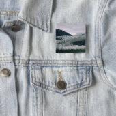Badge Carré 5 Cm Glacier de Mendenhall (En situation)