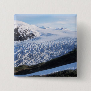 Badge Carré 5 Cm Glacier Exit dans le parc national des fjords de K