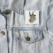 Badge Carré 5 Cm Gladhaus (En situation)