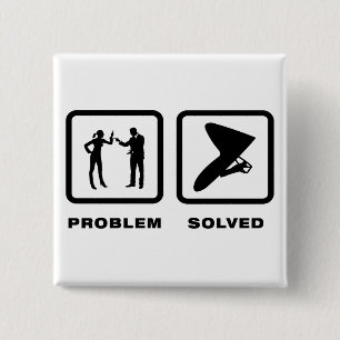 Badge Carré 5 Cm Glissement de coup