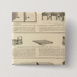 Badge Carré 5 Cm Globe Foundry Wire Mattress Company