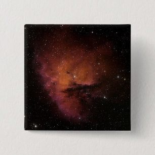 Badge Carré 5 Cm Globules de Bok dans NGC 281