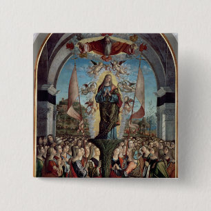 Badge Carré 5 Cm Glorification de St Ursula et de ses compagnons