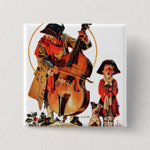 Badge Carré 5 Cm God Reest Ye Merrie Messieurs