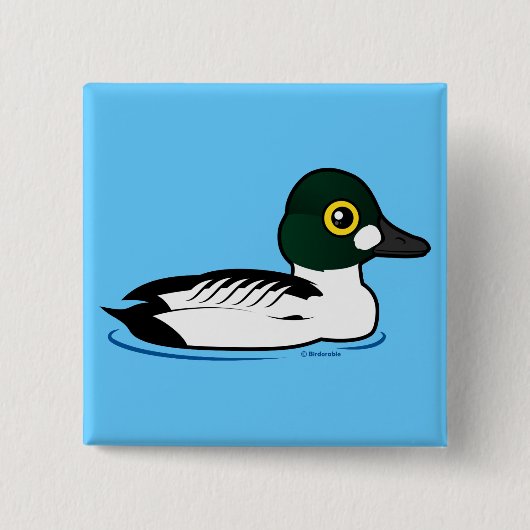 Badge Carré 5 Cm Goldeneye de terrain communal de Birdorable (Devant)