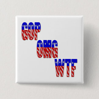 BADGE CARRÉ 5 CM GOP OMG WTF