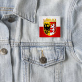 Badge Carré 5 Cm Gorlitz (En situation)