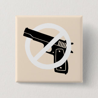 Badge Carré 5 Cm goupille d'Anti-arme à feu