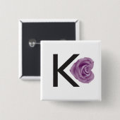 Badge Carré 5 Cm Goupille de CKR (Devant & derrière)