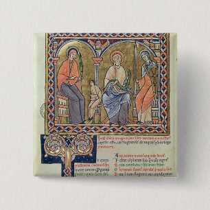 Badge Carré 5 Cm Grammaire, dialecte et rhétorique de 'Satyricon