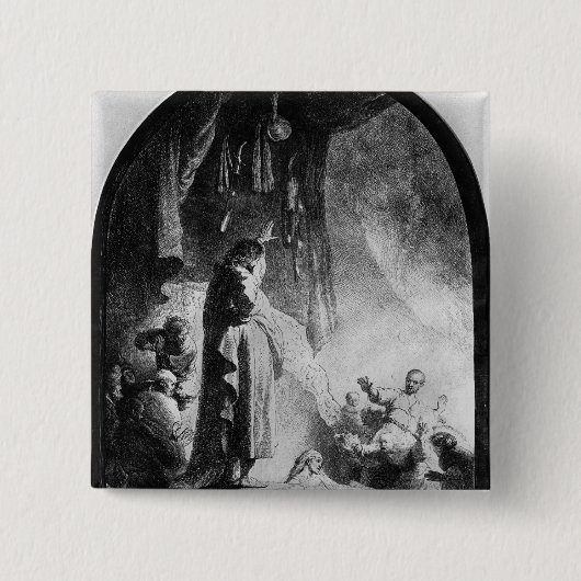 Badge Carré 5 Cm Grand augmenter de Lazarre (Devant)