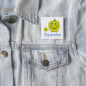 Badge Carré 5 Cm Grand frère (En situation)