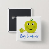 Badge Carré 5 Cm Grand frère (Devant & derrière)
